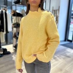 Pull Bijoux Jaune